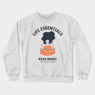 Book Reader Book Lover Bookworm Book Nerd Books Reading Crewneck Sweatshirt